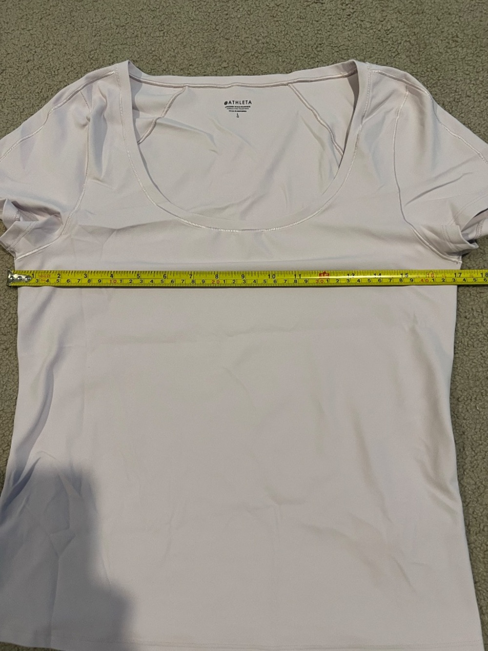 Transcend Scoop Tee. Large. Lilac Sky - Picture 7 of 9